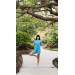 Open Back Sports Romper – Sculpted Fit & Short Sleeves